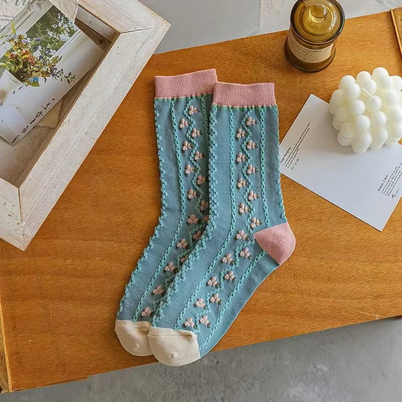 pretty little flower Socks