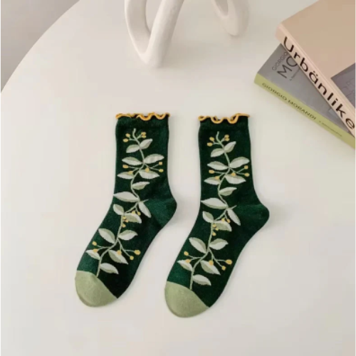 pretty little flower Socks