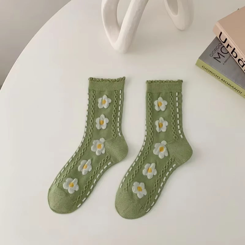 pretty little flower Socks