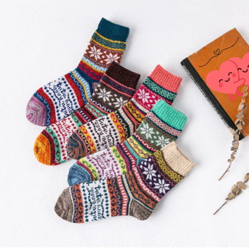 Winter Warmth 5-Pair Sock Set