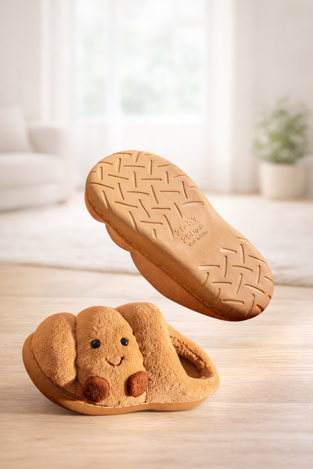Premium Croissant Cozy Slippers