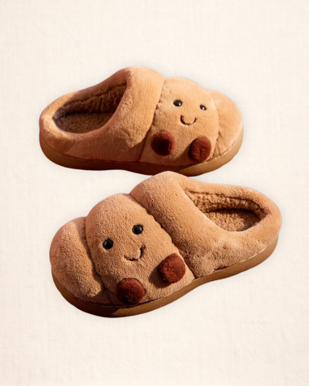 Premium Croissant Cozy Slippers