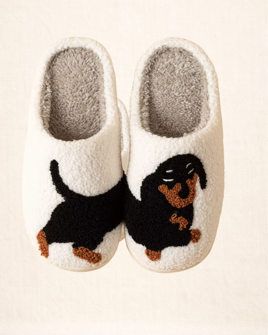 Puppy Hug Plush Slippers
