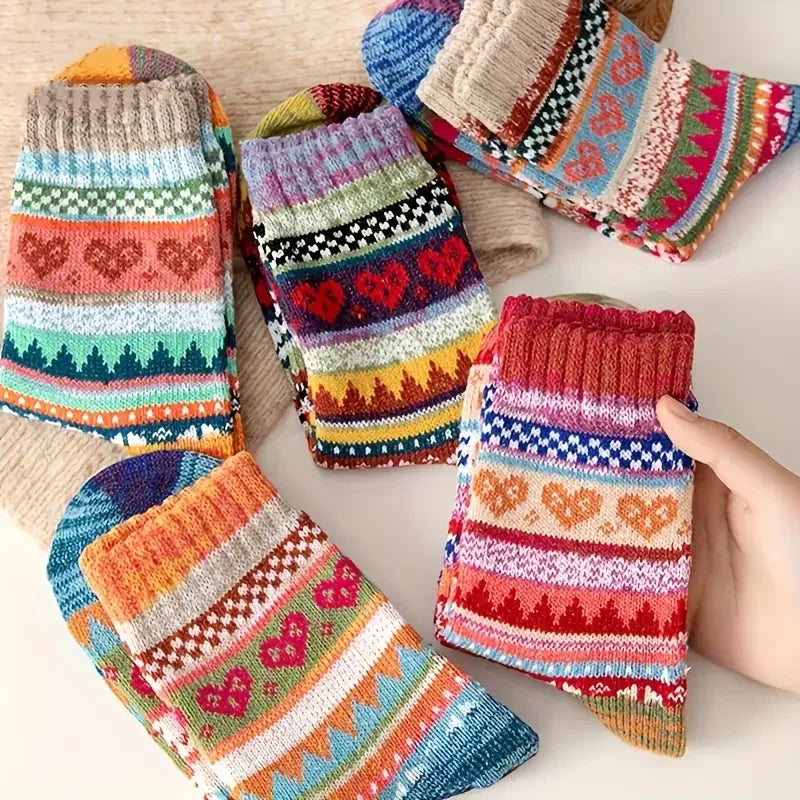 Winter Warmth 5-Pair Sock Set
