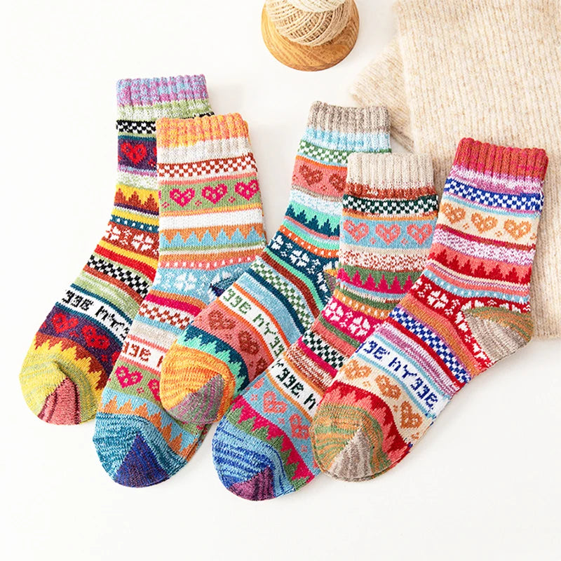 Winter Warmth 5-Pair Sock Set