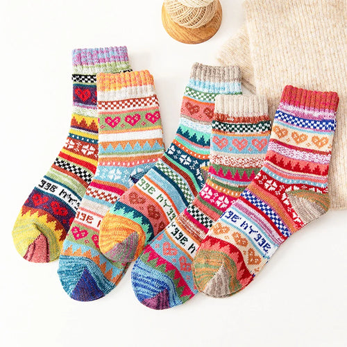 Winter Warmth 5-Pair Sock Set