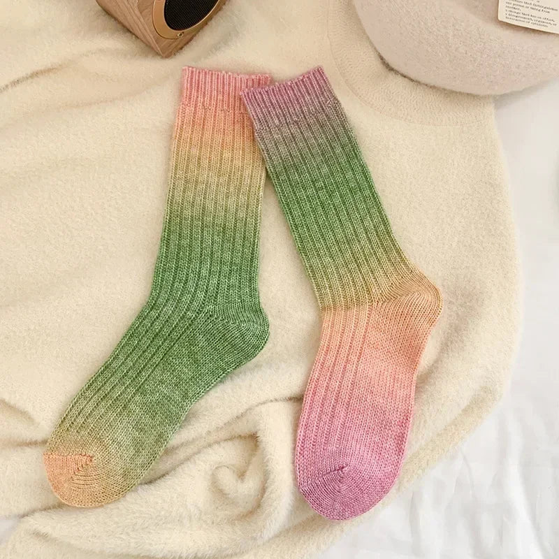 Cozy Gradient Warm Socks