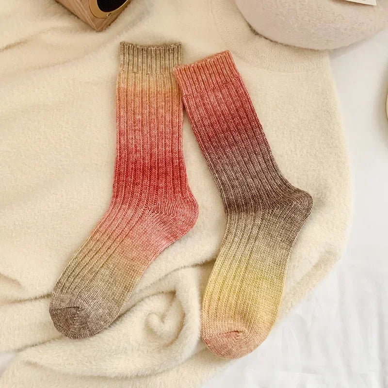 Cozy Gradient Warm Socks