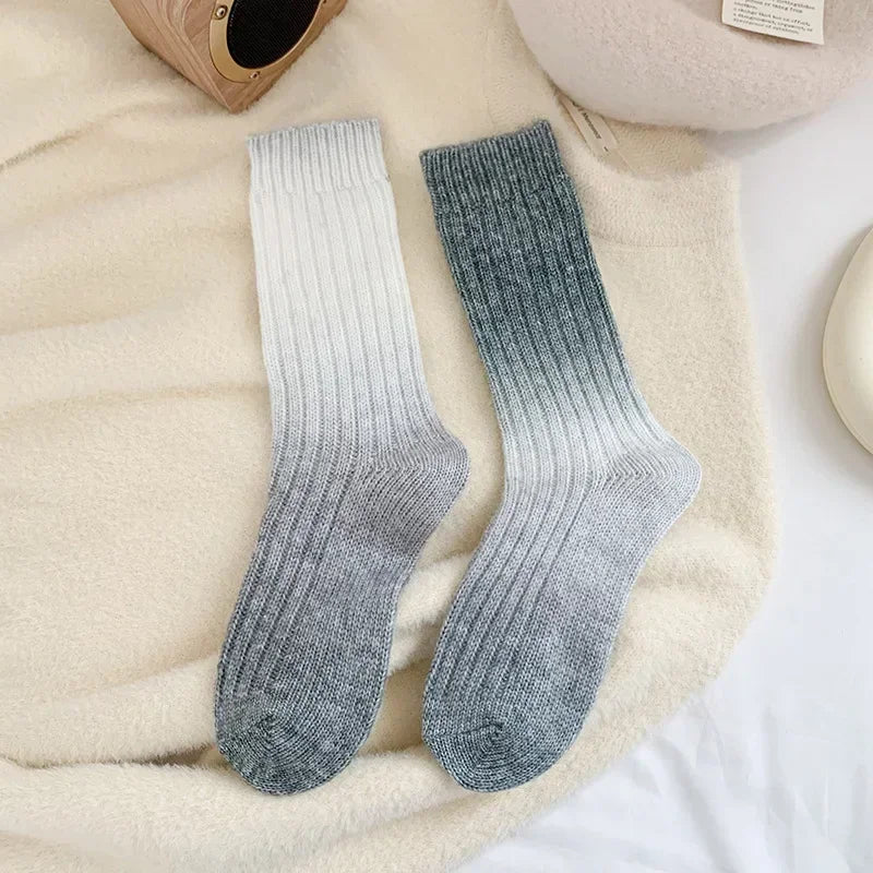 Cozy Gradient Warm Socks