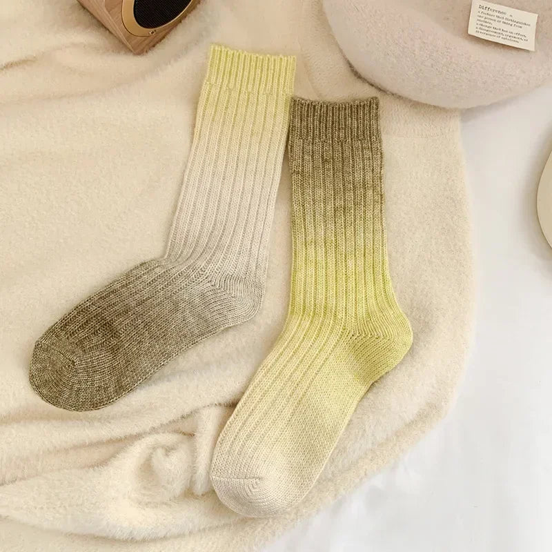 Cozy Gradient Warm Socks
