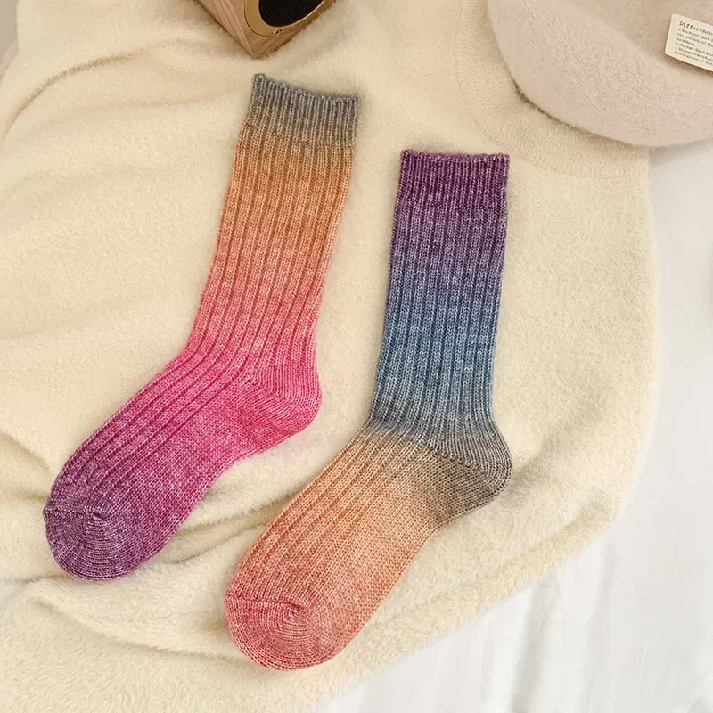 Cozy Gradient Warm Socks