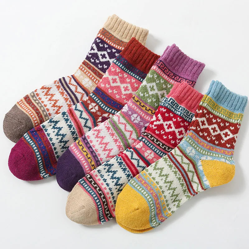Winter Warmth 5-Pair Sock Set