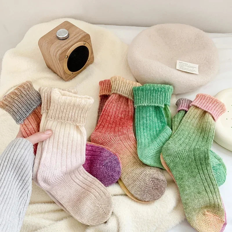 Cozy Gradient Warm Socks
