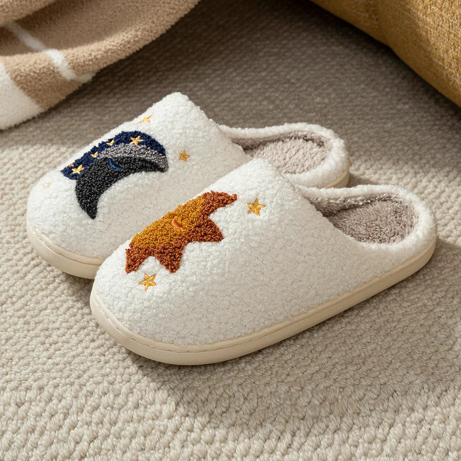 Sun & Moon Cozy Slippers