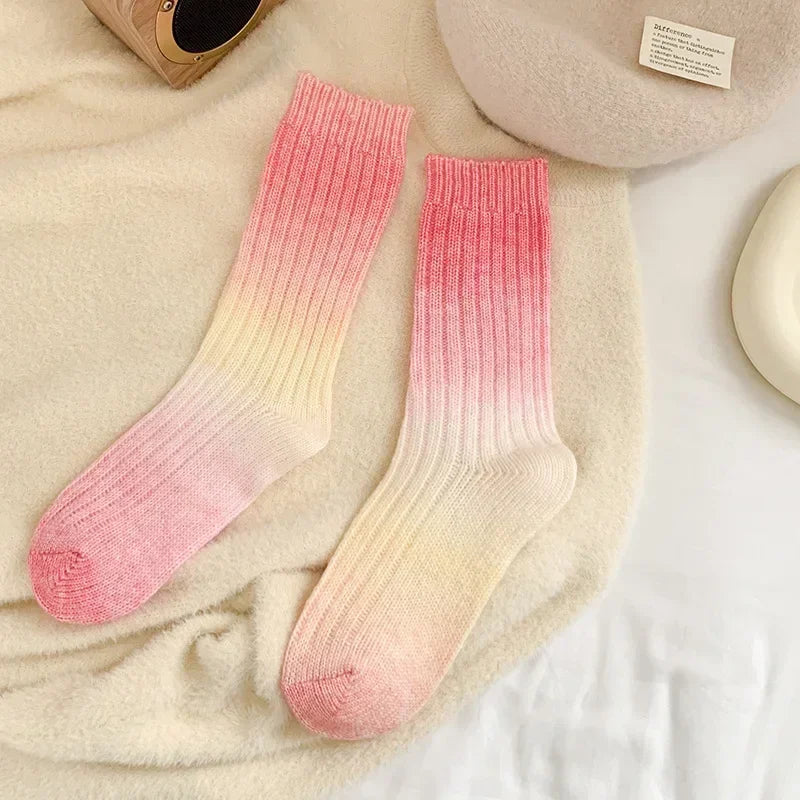 Cozy Gradient Warm Socks