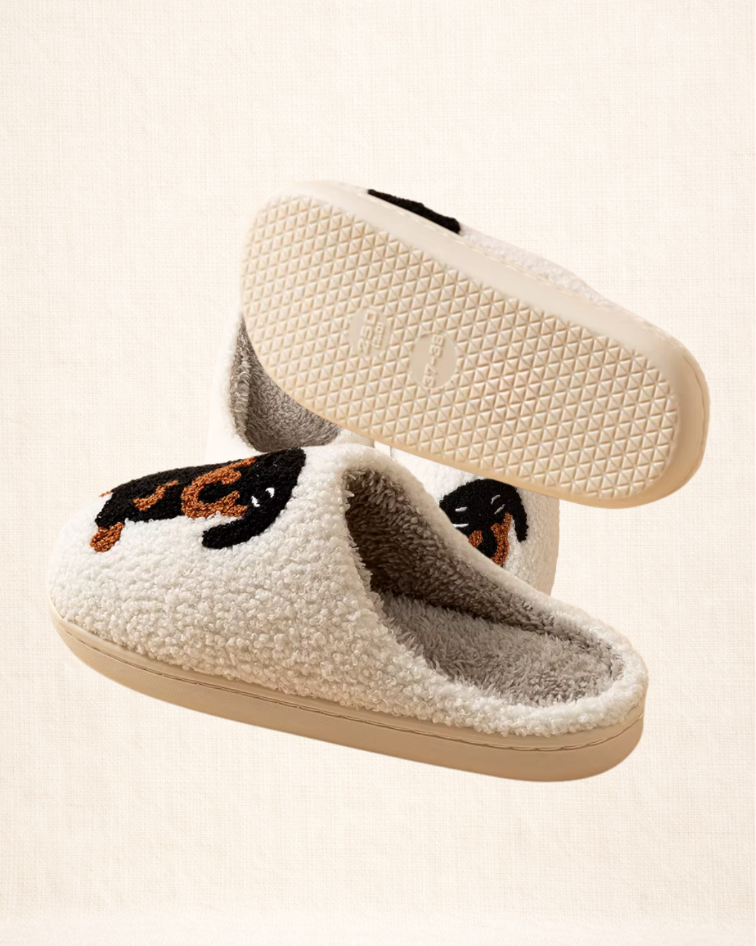 Puppy Hug Plush Slippers