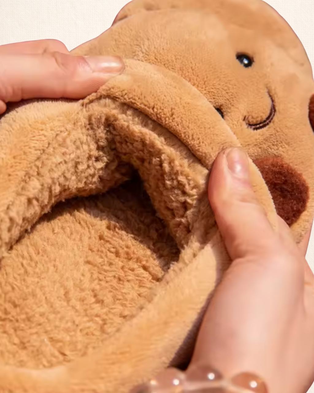 Premium Croissant Cozy Slippers